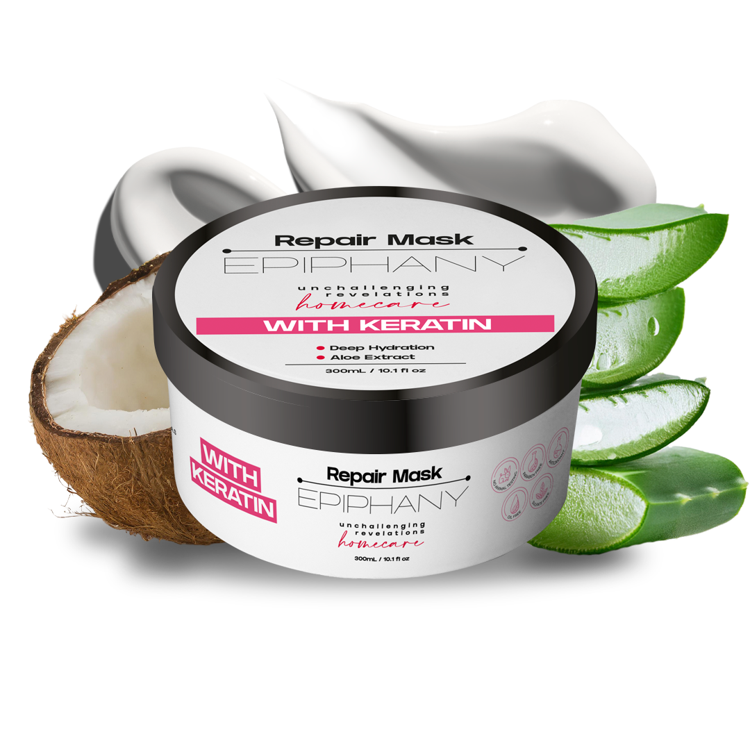 Repair Mask – Keratin Hair Mask for Damaged, Dry Hair – Epiphany