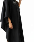 Epiphany Professional Barber & Hair Stylist Cape – Waterproof Hair Cutting Salon Cape with Adjustable Snap Closure, Lightweight Anti-Static Hairdresser Cape for Salon or Home Use, 57 x 67 in, Black