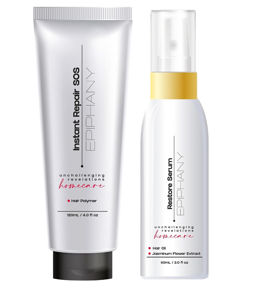 EPIPHANY - Hydration &amp; Anti‑Frizz Hair Care Set – Leave‑In Treatment + Anti‑Frizz Serum