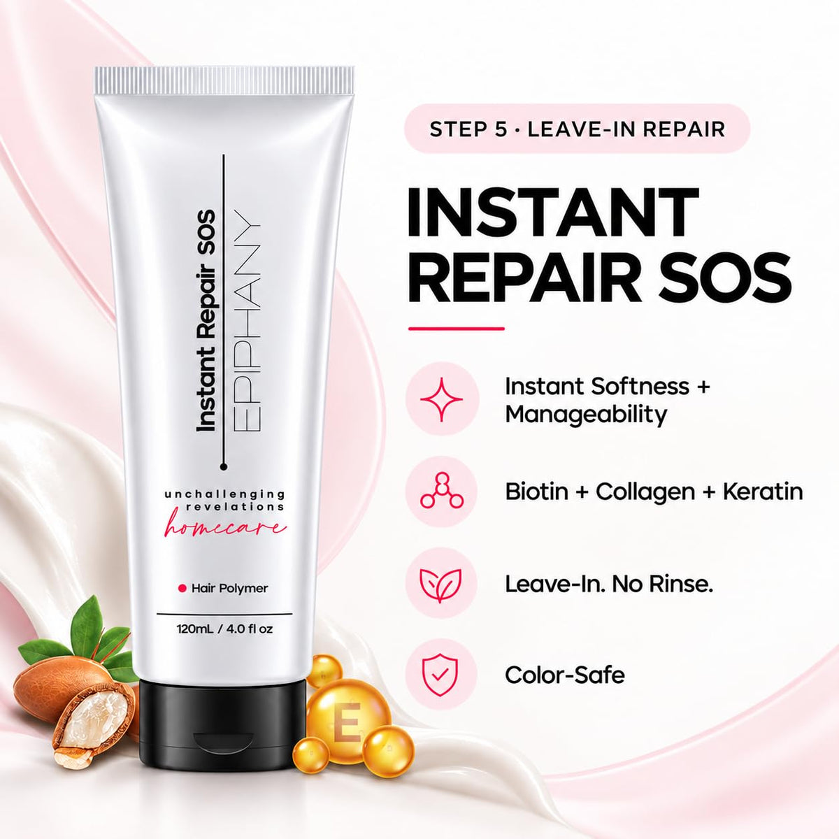 EPIPHANY - Hydration &amp; Anti‑Frizz Hair Care Set – Leave‑In Treatment + Anti‑Frizz Serum