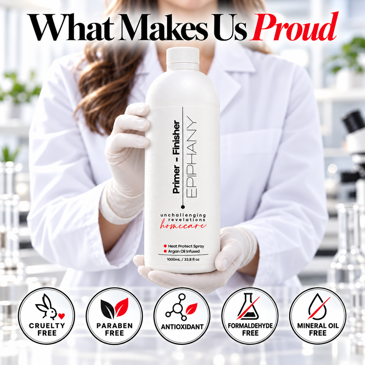 EPIPHANY Primer Finisher | 1 Liter Refill — Thermal Protectant &amp; Shine Treatment