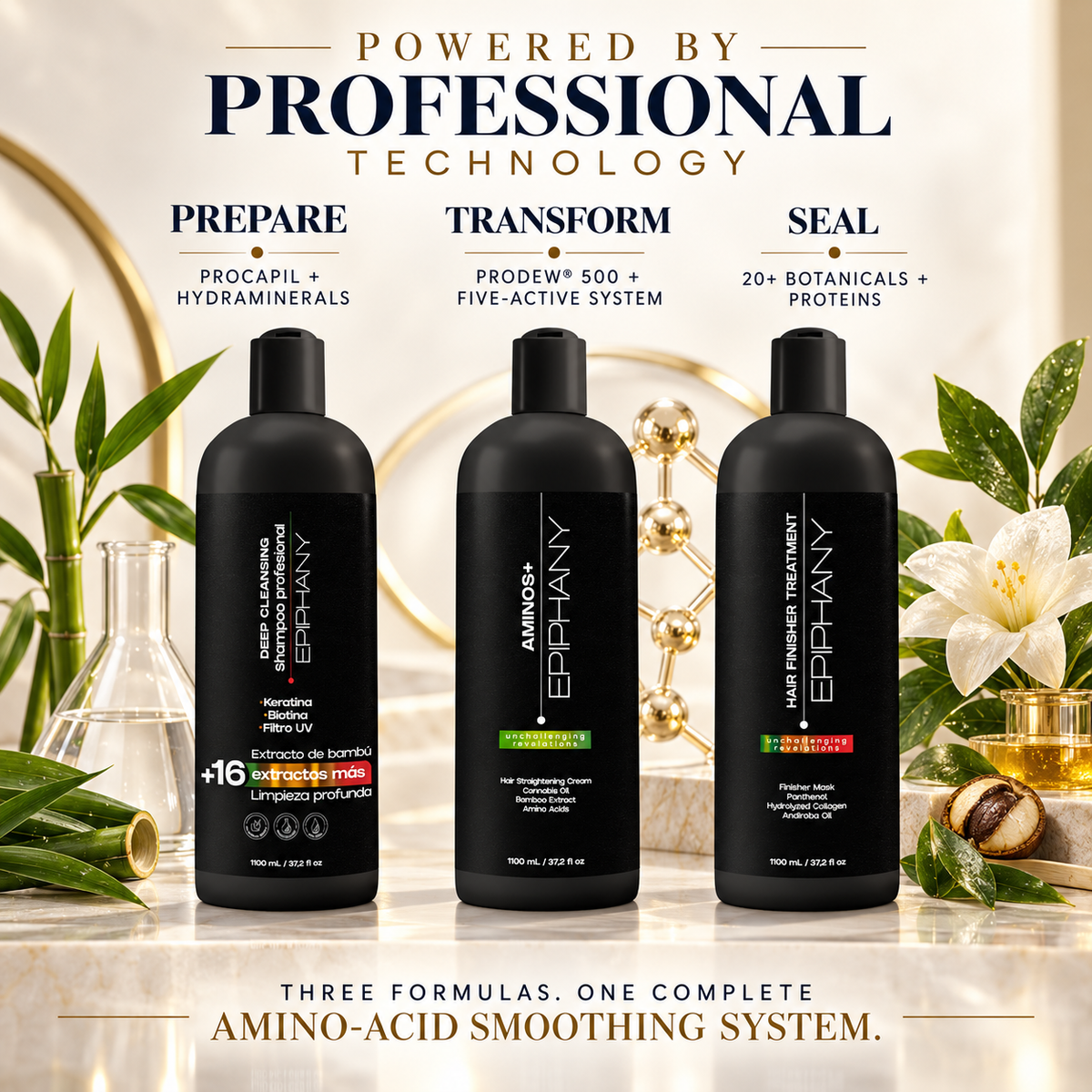 Aminos+ Professional Kit | Full Treatment Set | 1Ltr