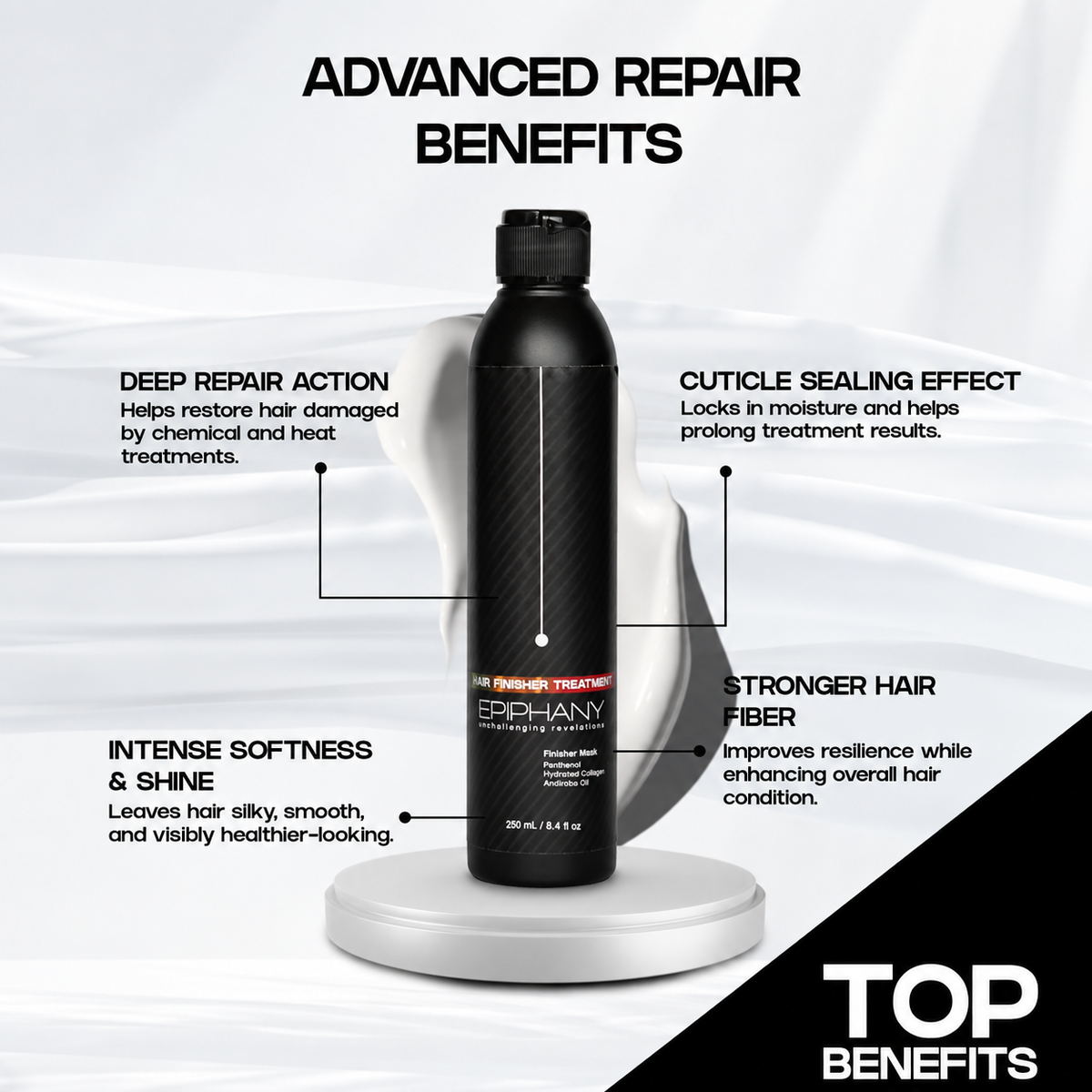 Hair Finisher Treatment | Professional Post-Treatment Hair Sealer 8.4Oz