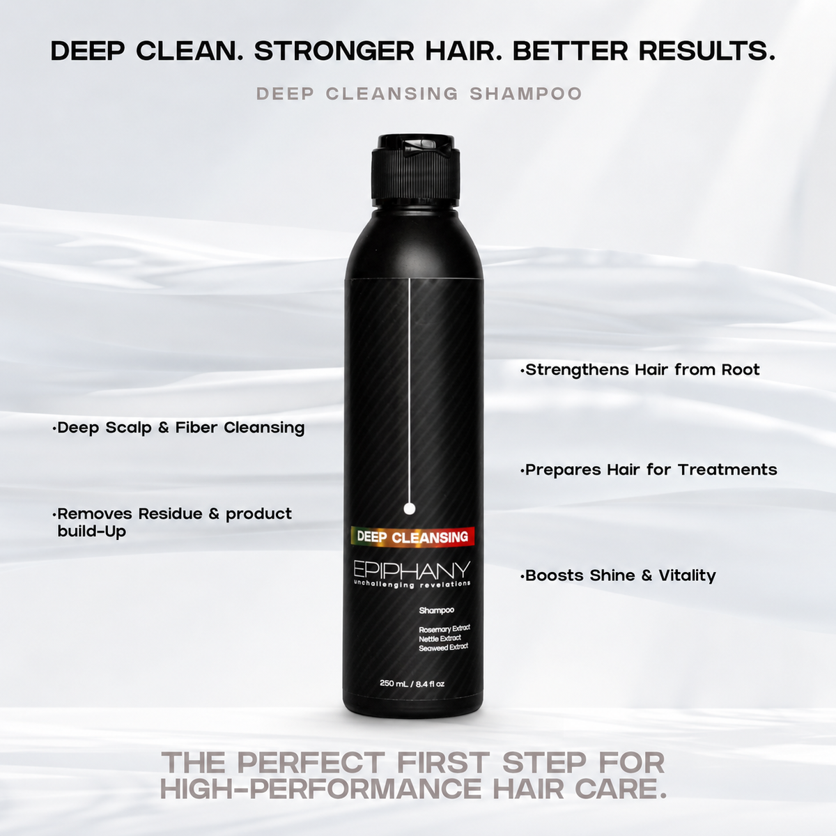 Deep Cleansing Shampoo | Professional Pre-Treatment Hair Cleanser 8.4Oz
