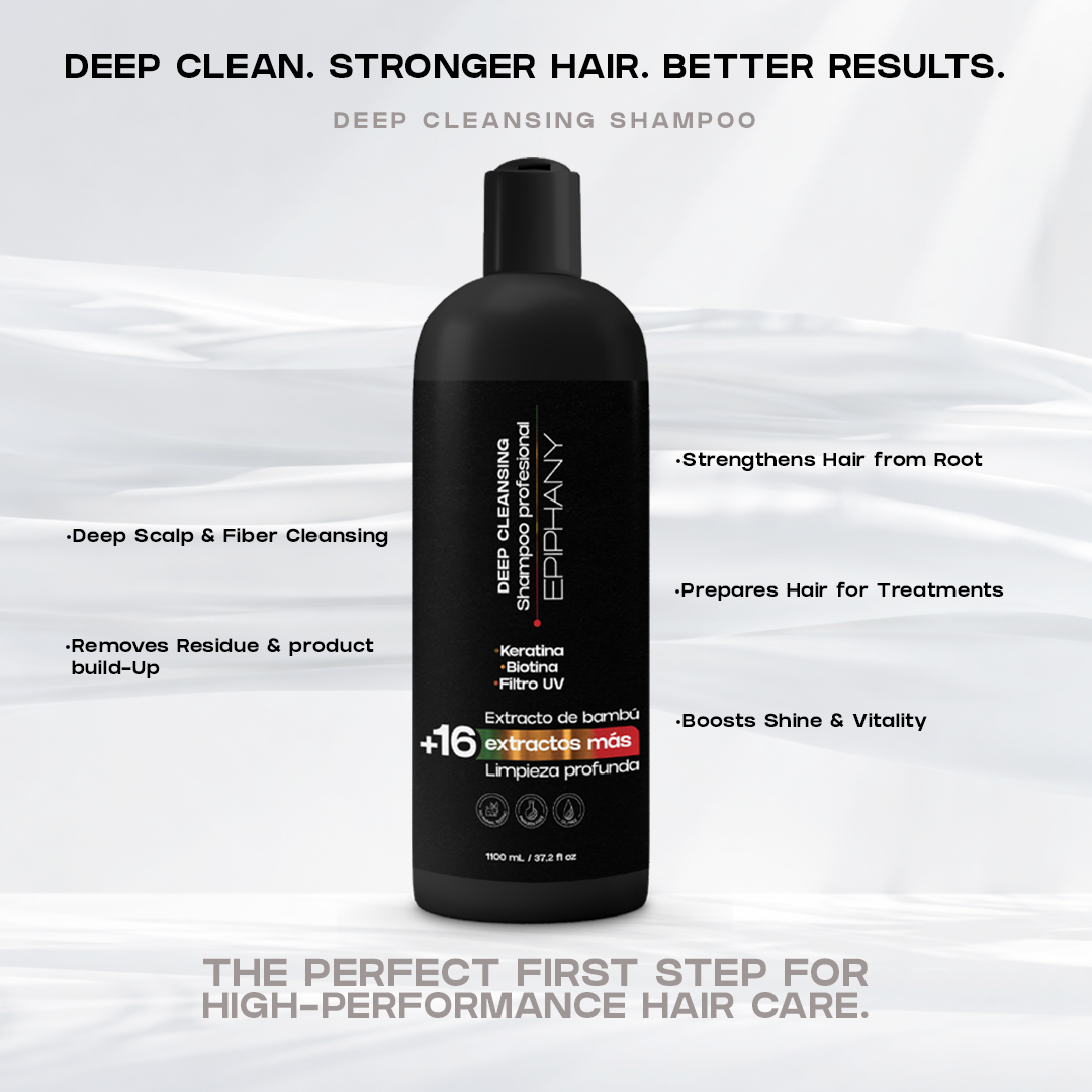 Deep Cleansing Shampoo | Professional Pre-Treatment Hair Cleanser 1Ltr